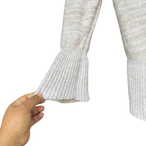 Style&co Bell Sleeve Marbled Knit Top - Picture 3 of 9